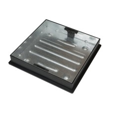 Galvanised Recessed Manhole Cover and Frame for Block Paving 450mmx450mm - 10 Tonne CD450SR